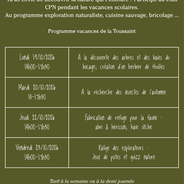 Club Nature - Jeux de pistes et quizz nature