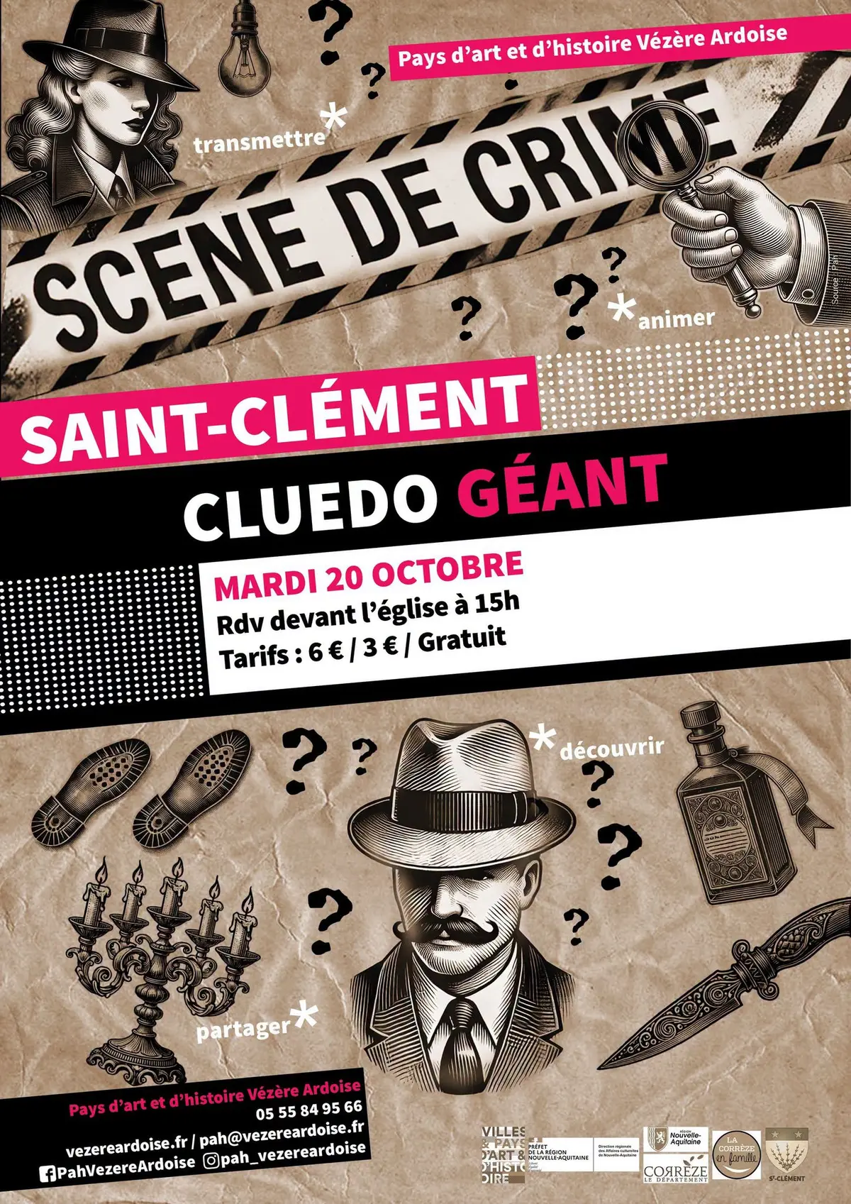 Cluedo géant Scène de crime 