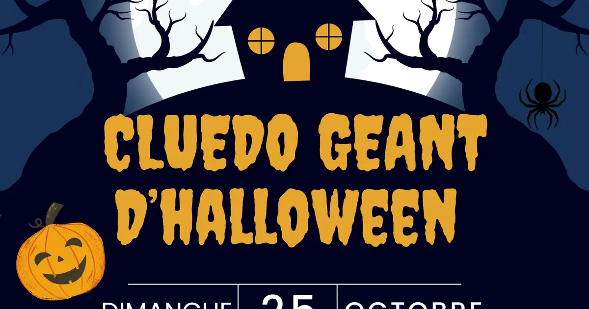 Cluedo Géant Spécial HALLOWEEN