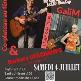 Co-plateau féminin, Galim et Barbara Deschamps