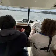 Coaching reprise en main permis bateau à Etel (56)