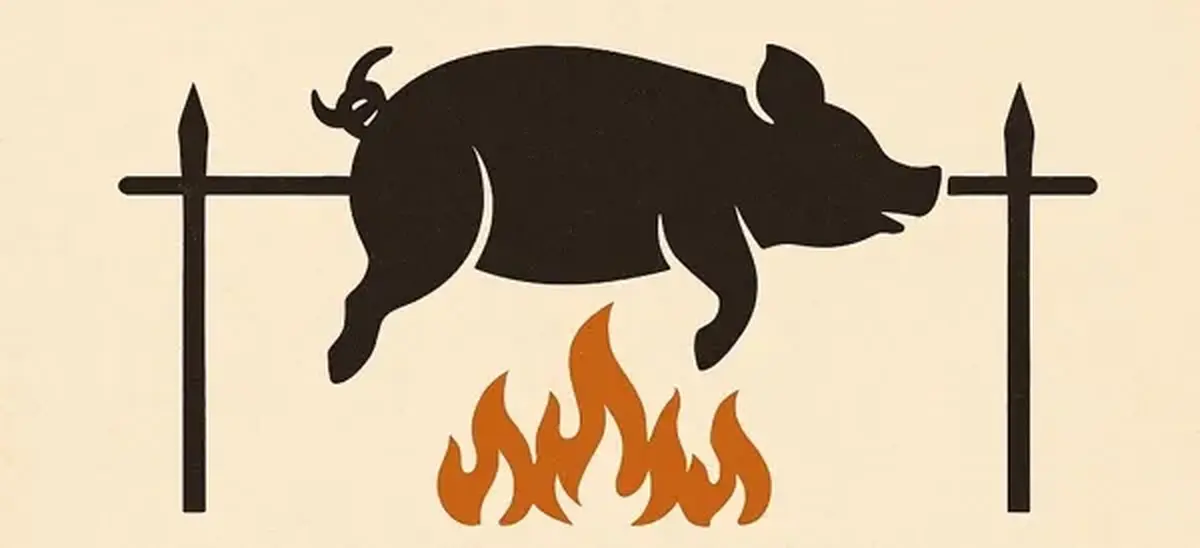 Cochon à la broche et concert au camping Le Plô