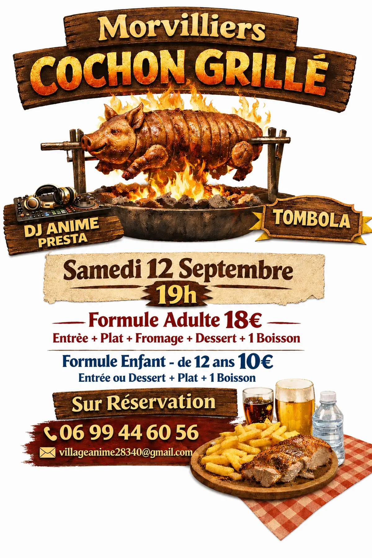 Cochon Grillé - Morvilliers