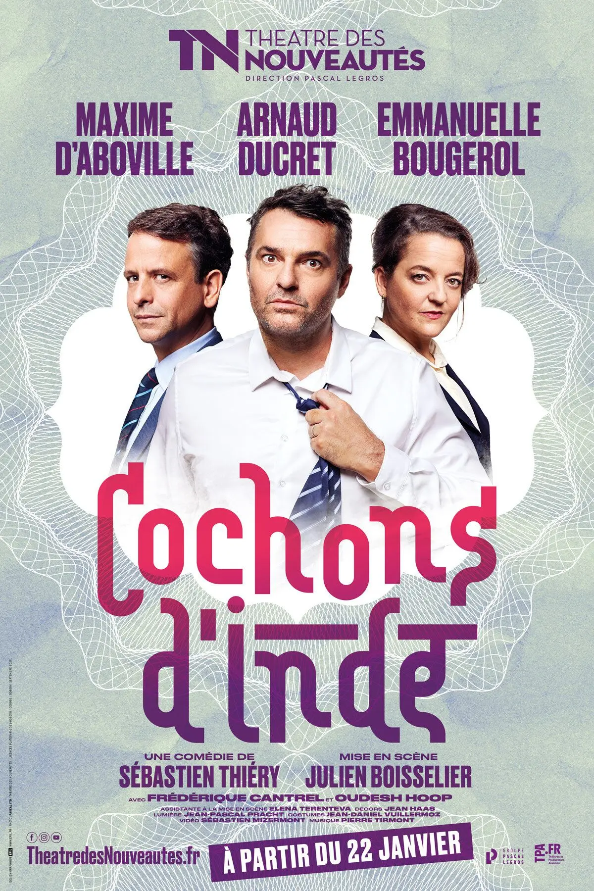 Cochons d'Inde - Théâtre des Nouveautés, Paris