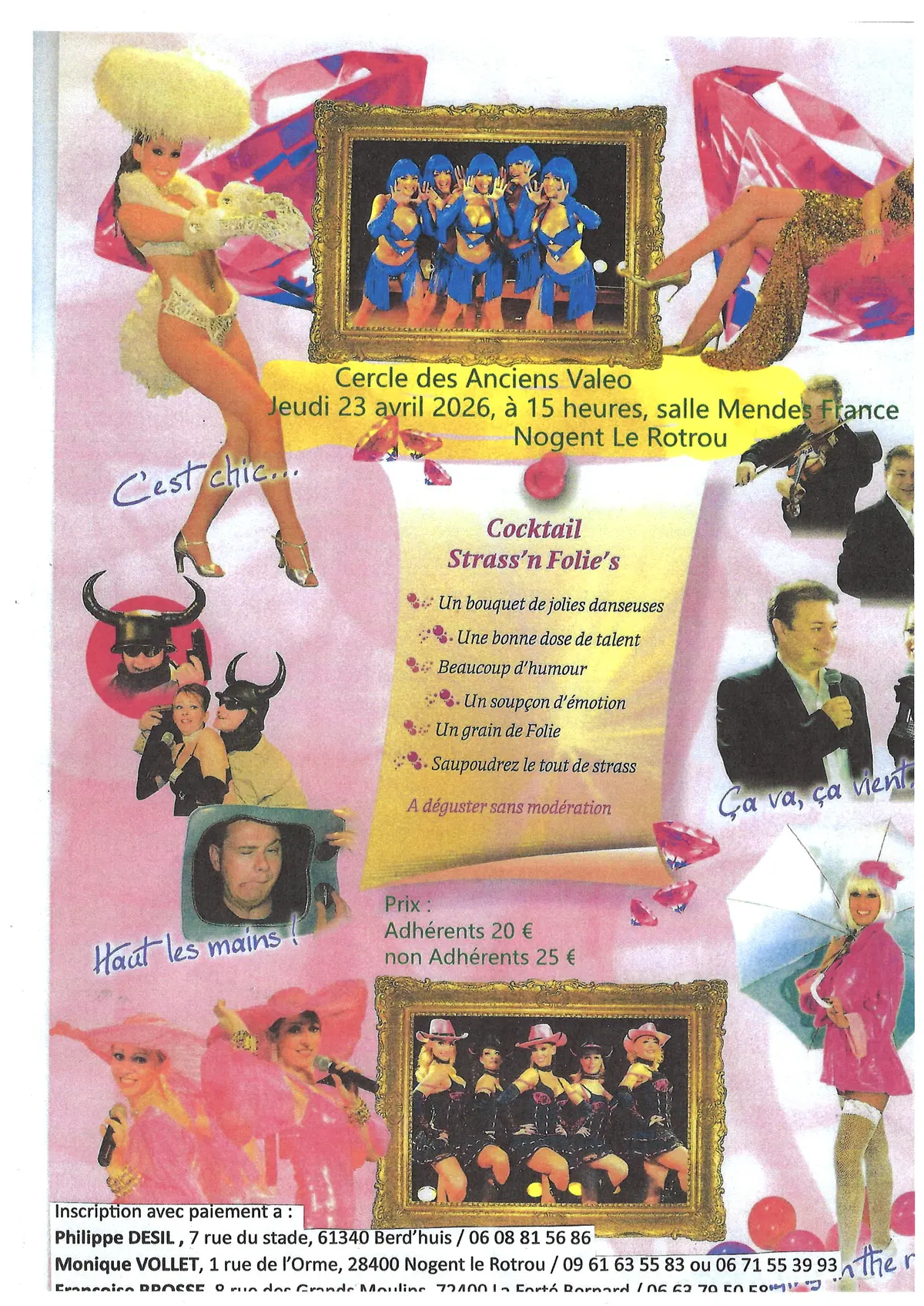 Cocktail Srass'n Folie's - Organisé par le cercle des anciens de Valéo