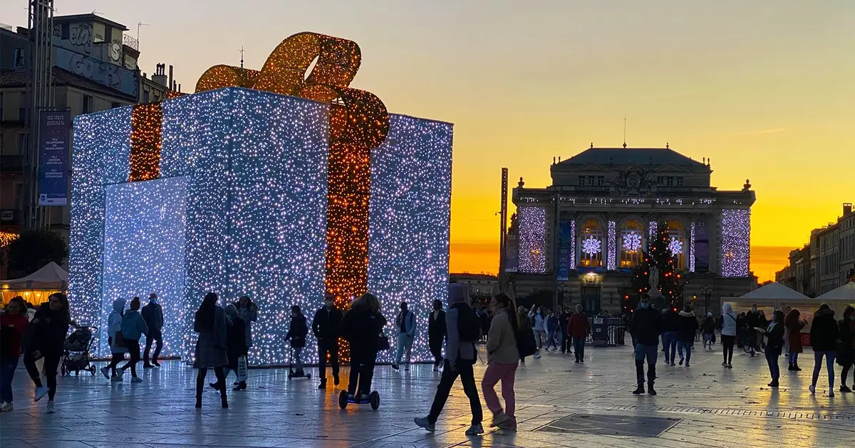 Coeur de ville en lumières à Montpellier