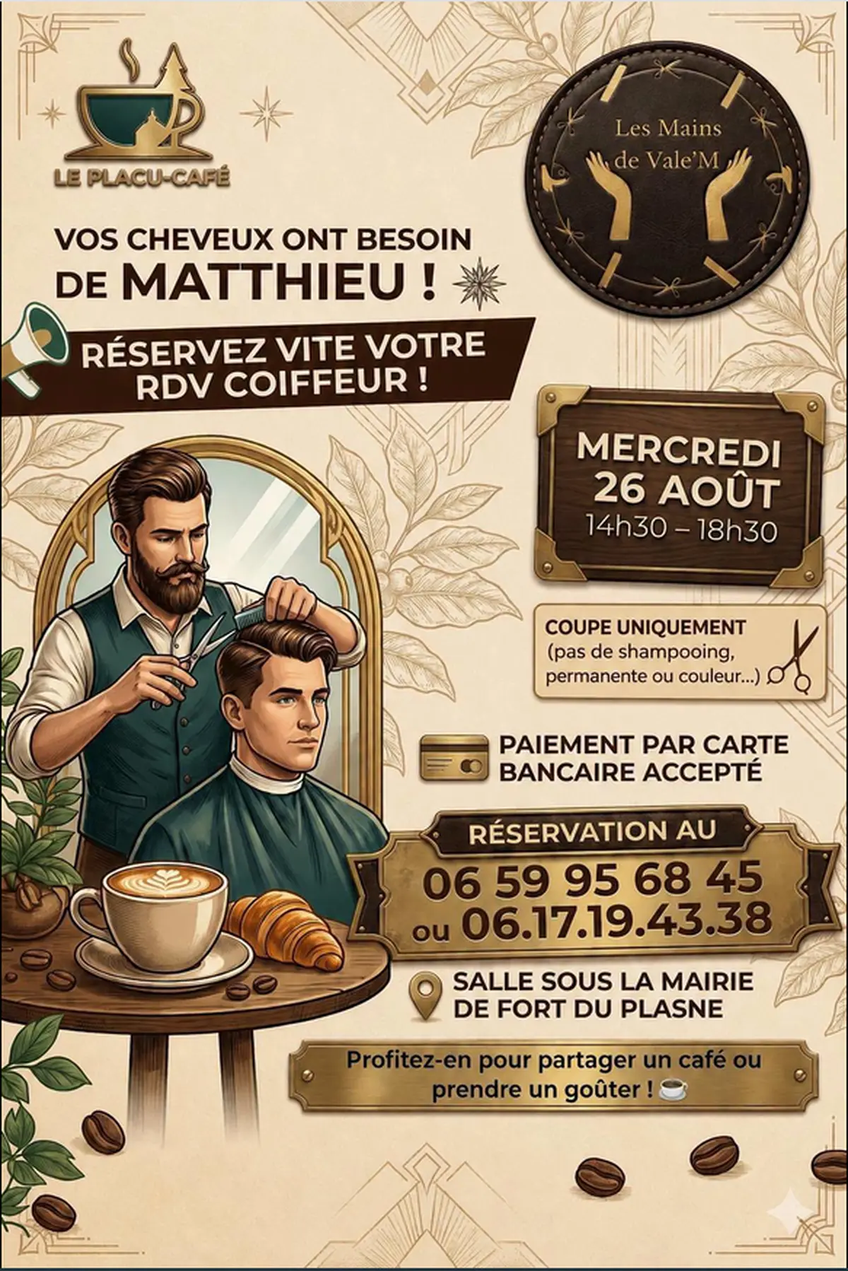 Coiffeur Hommes & Garçons au Placu-café