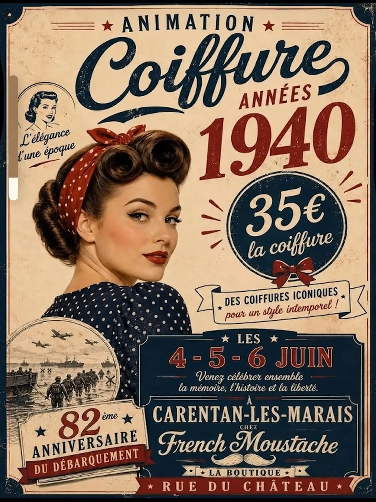 Coiffure année 40