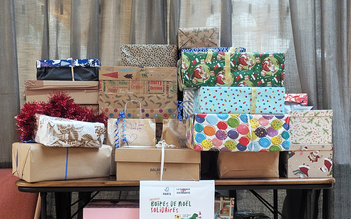 Collecte de boîtes de Noël solidaires 2025
