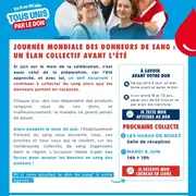 Collecte de sang