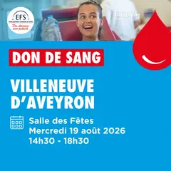 Collecte de sang à Villeneuve