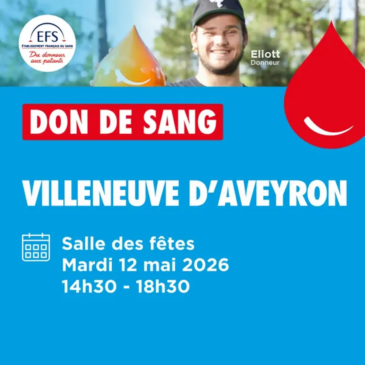 Collecte de sang à Villeneuve