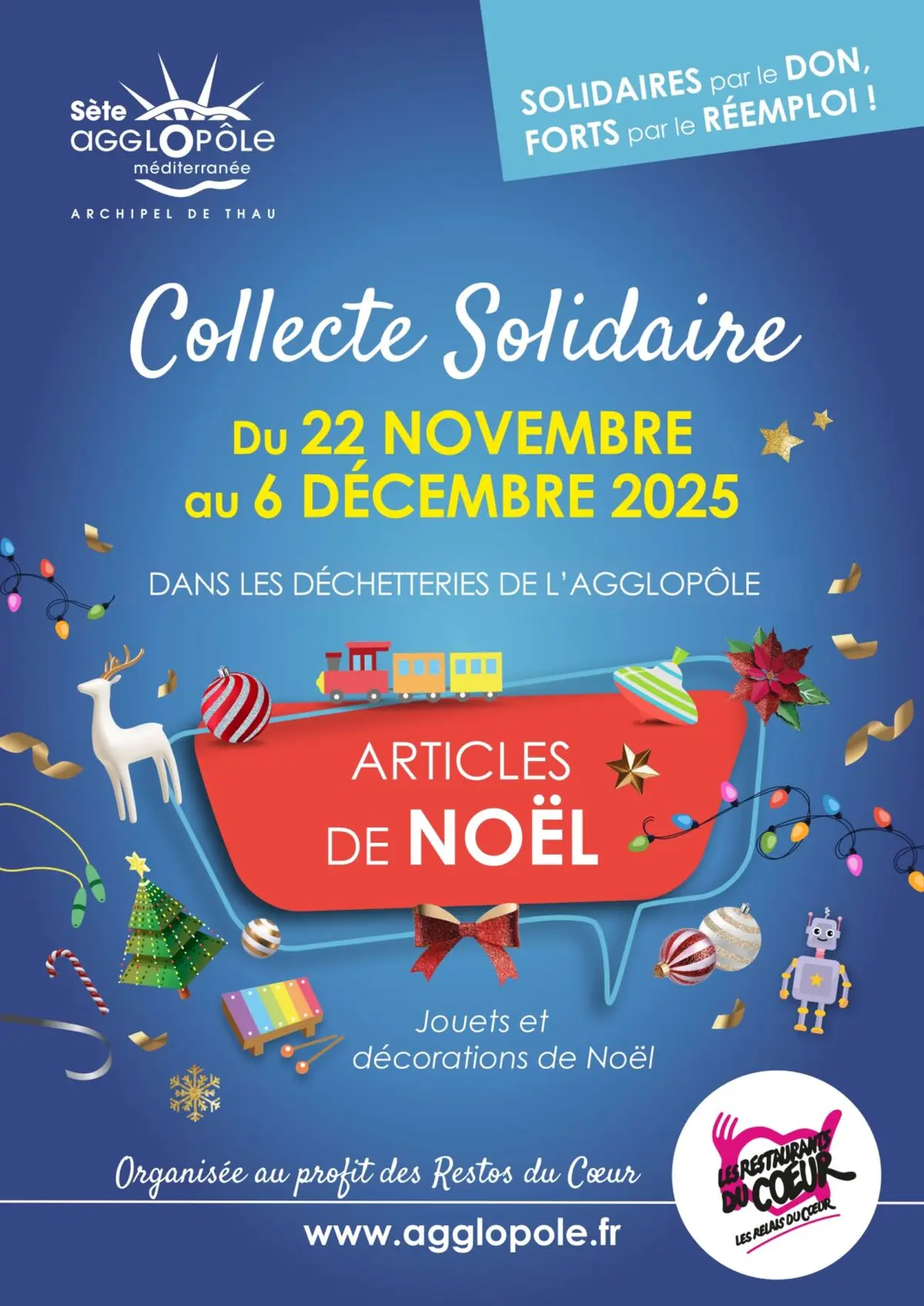 Collecte Solidaire De Noel Avec L’agglopole