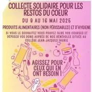 Collecte solidaire pour les Restos du cœur