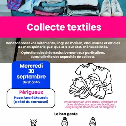 Collecte textiles