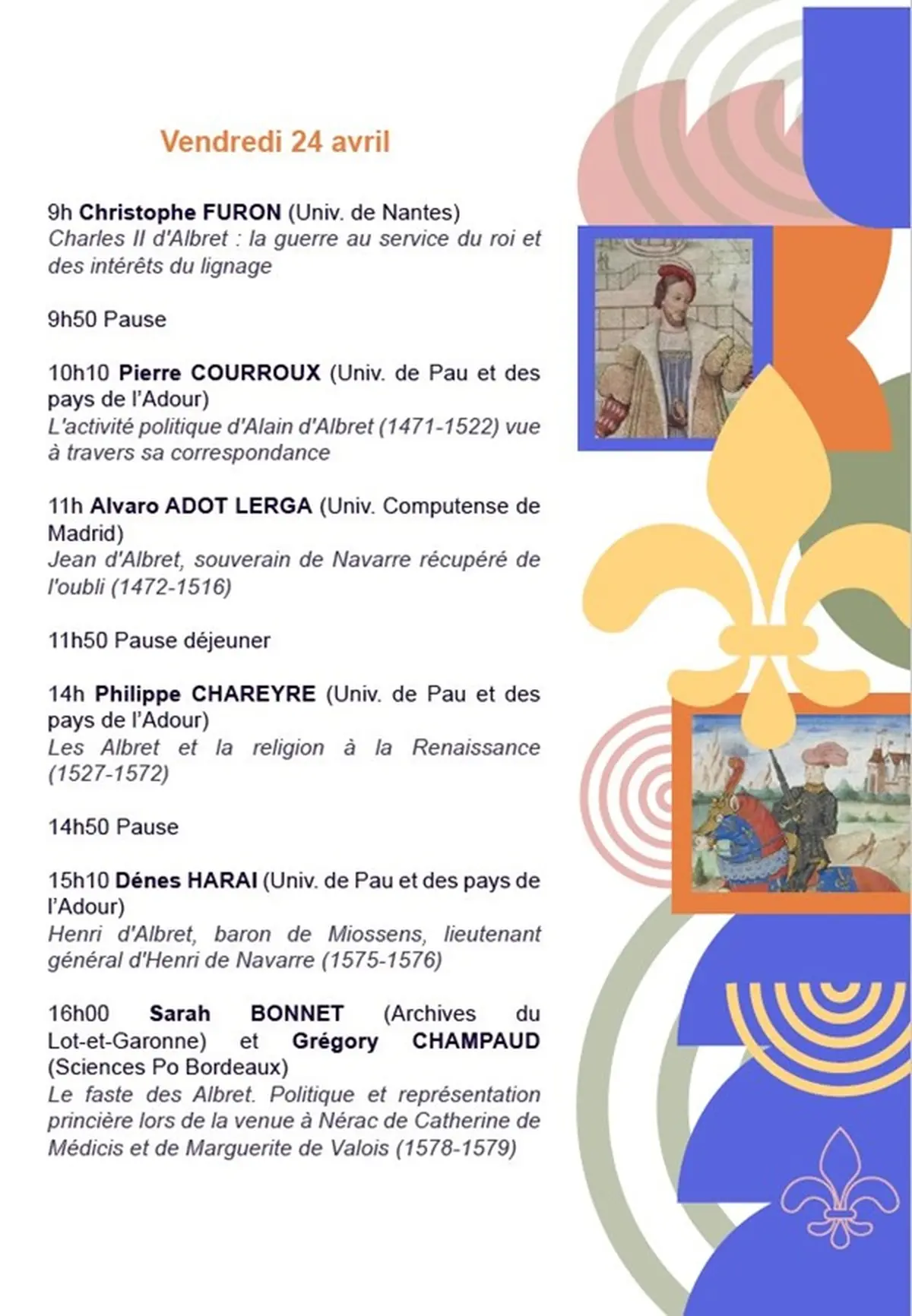 Colloque sur les Albret