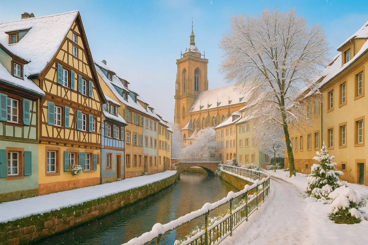Colmar : une exposition photo gratuite dévoile la ville enneigée dans les années 1930-1950
