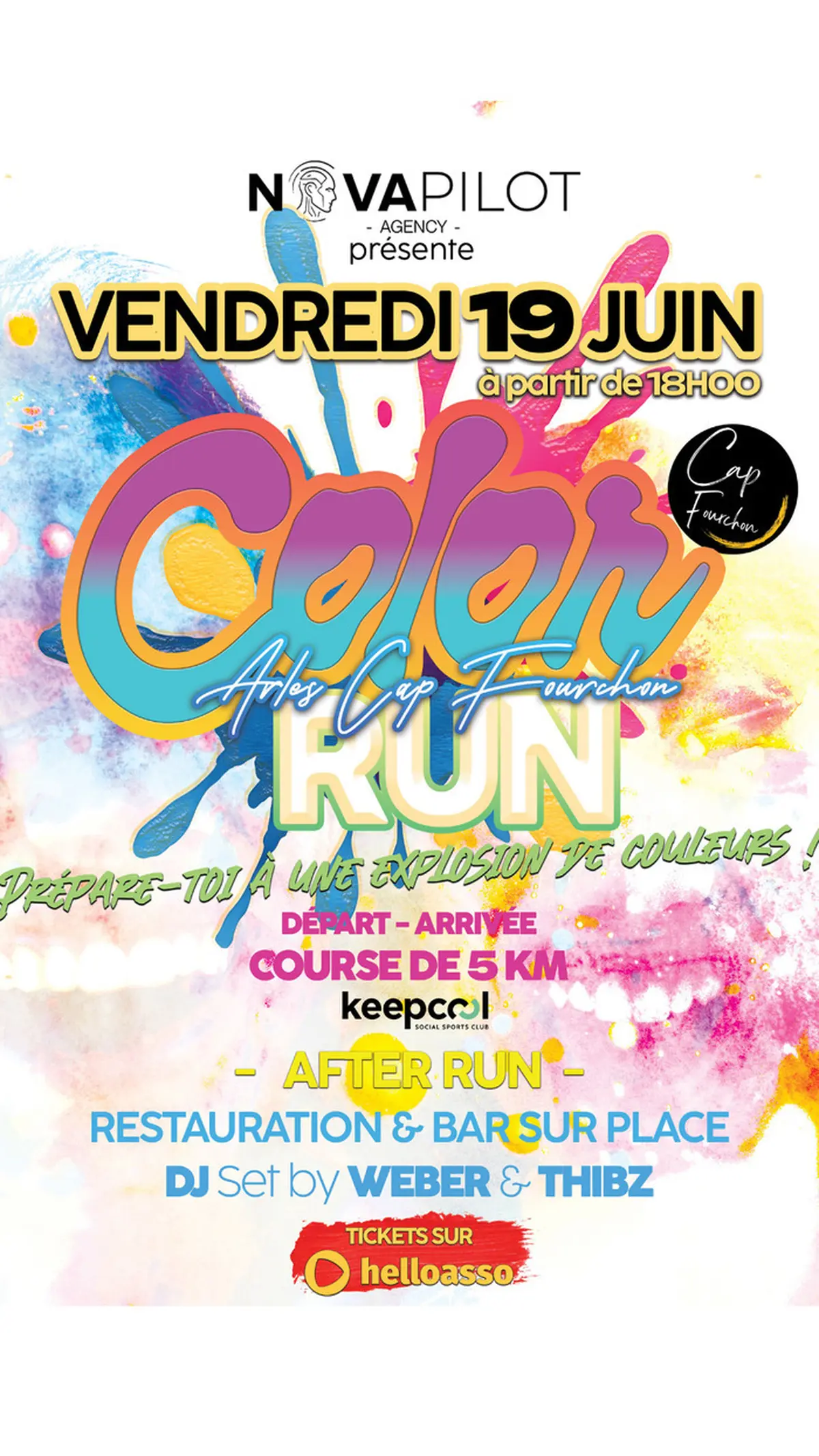 Color Run Cap Fourchon