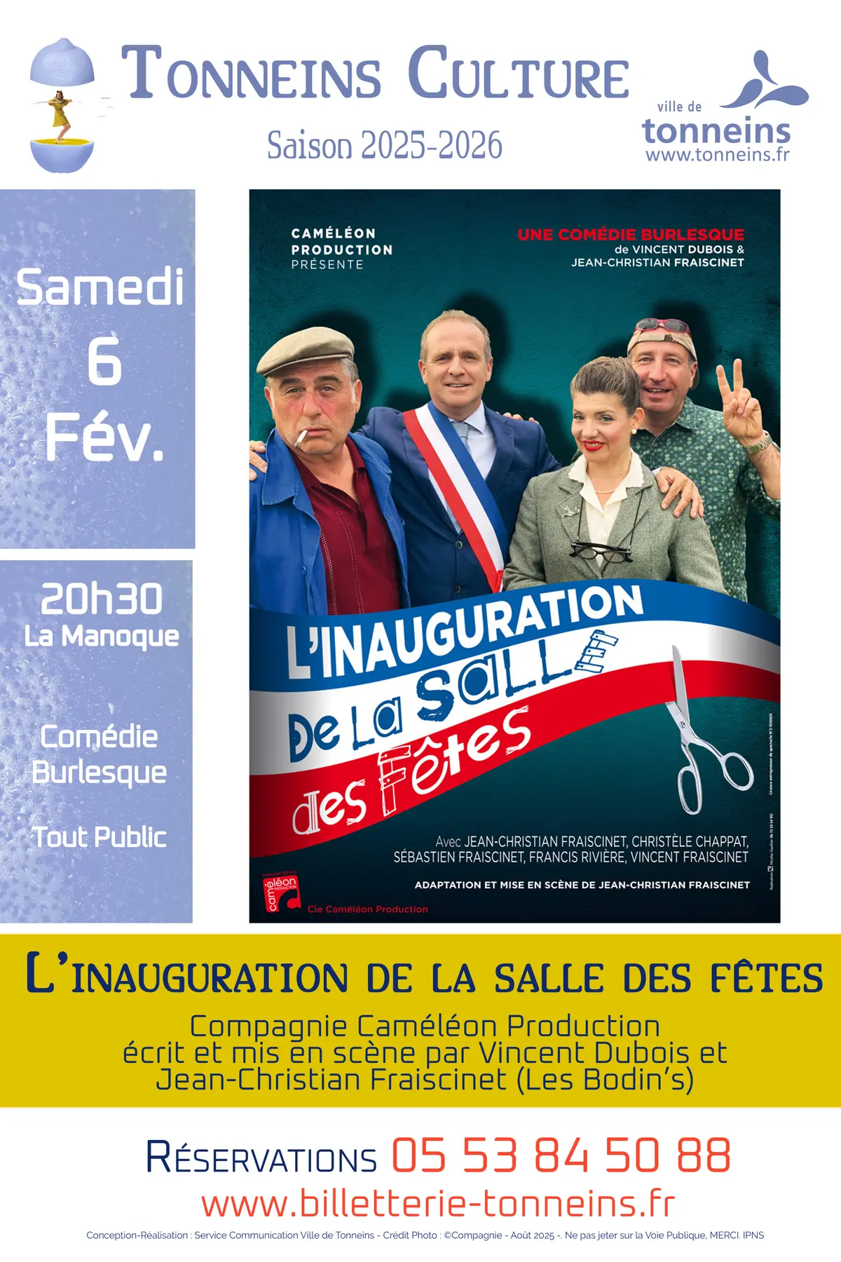 Comédie burlesque - L'inauguration de la salle des fêtes