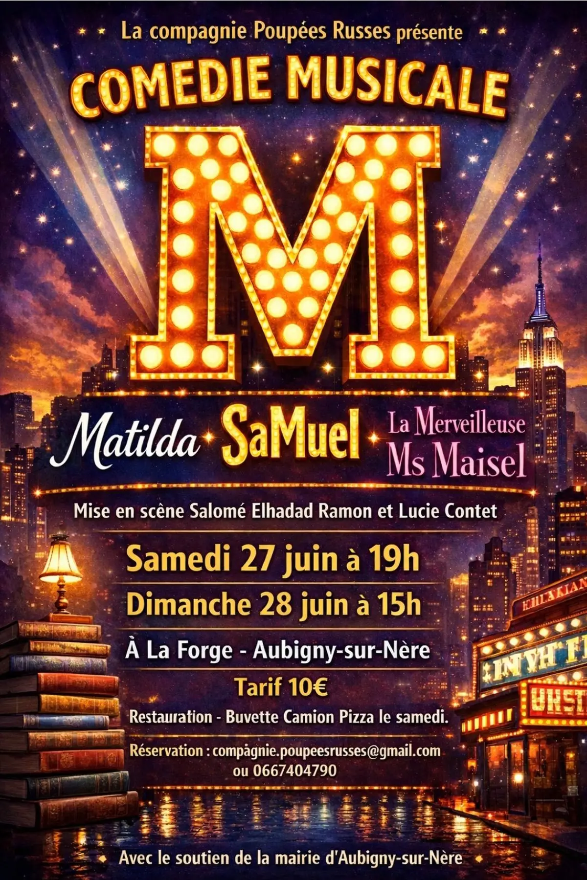 Comédie Musicale M - Matilda Samuel, la merveilleuse Ms Maisel