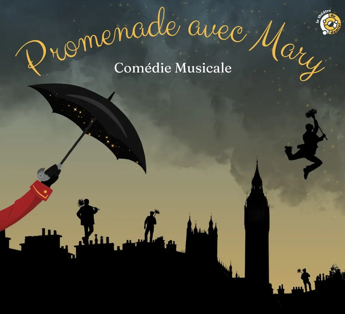 Comédie musicale Promenade avec Mary par la troupe Le Théâtre du Damier