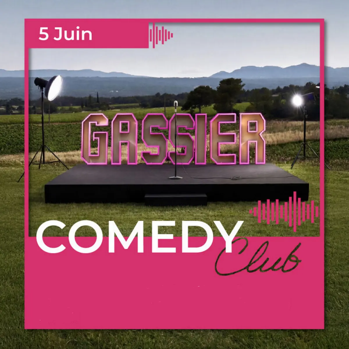 Comedy club au Château Gassier