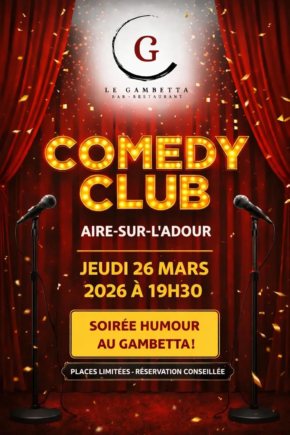 Comedy club au Gambetta