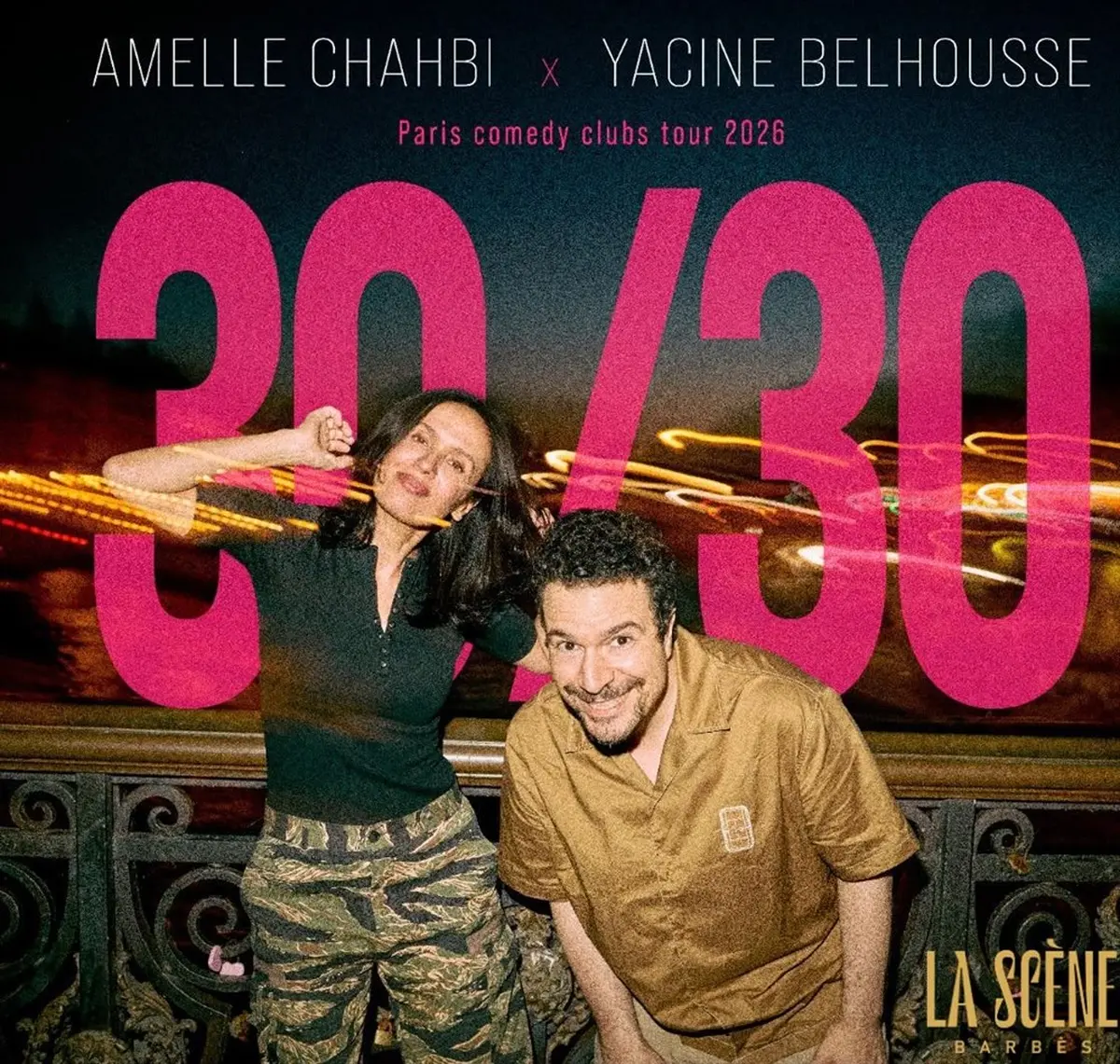 Comedy Clubs Tour d'Amelle Chahbi et Yacine Belhousse
