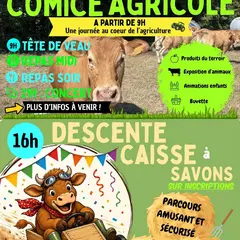 Comice agricole et Descente caisse à savons