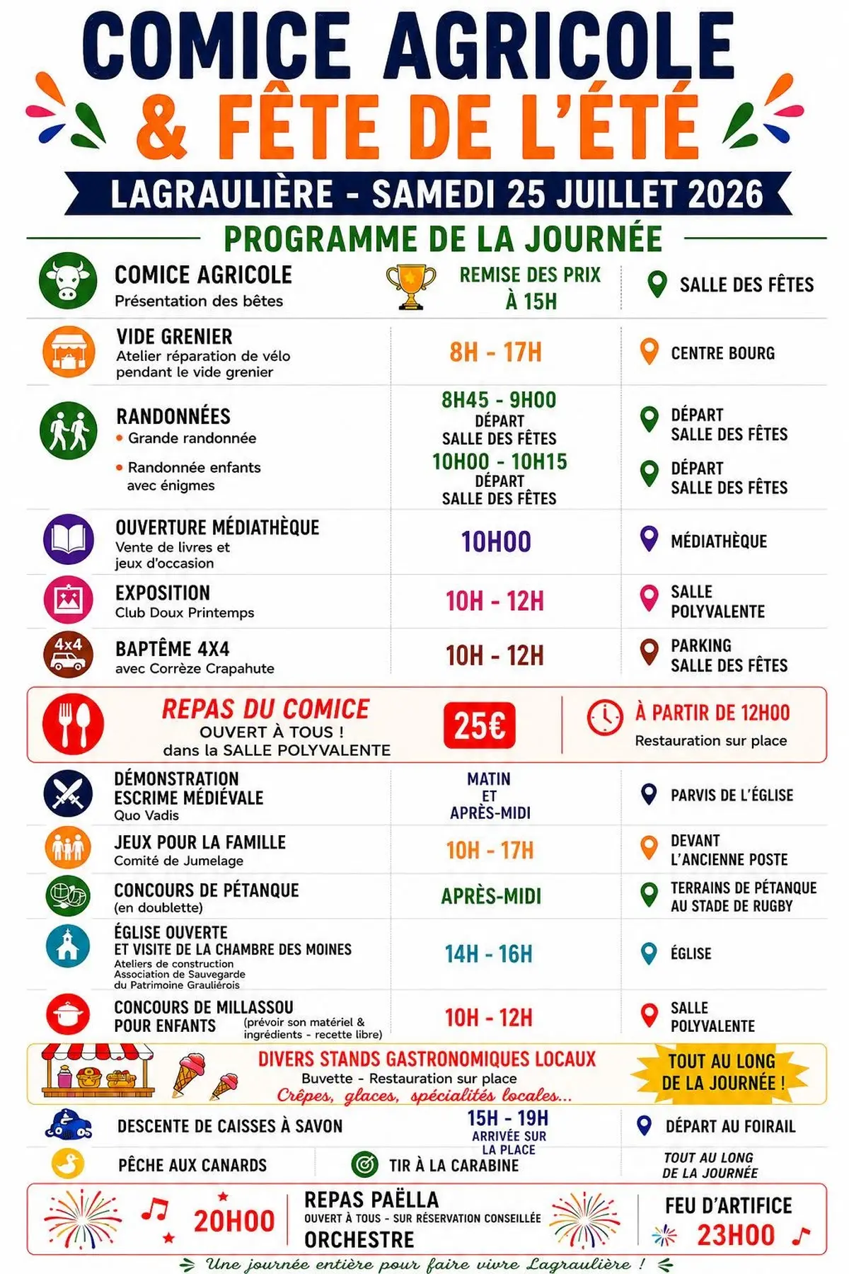 Comice agricole et fête de l'été