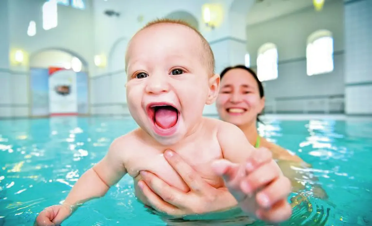 Comme un bébé dans l'eau !