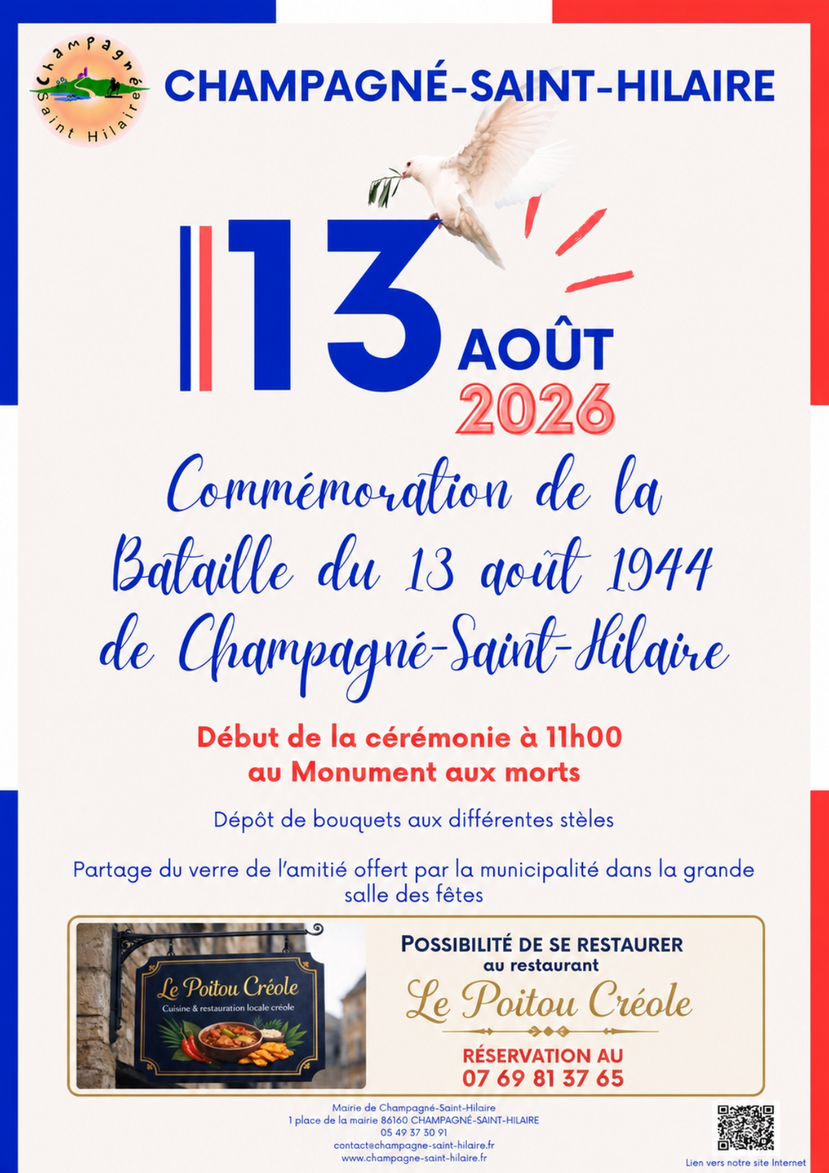 Commémoration de la bataille de Champagné-Saint-Hilaire