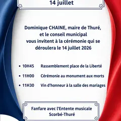 Commémoration De La Fête Nationale à Thuré