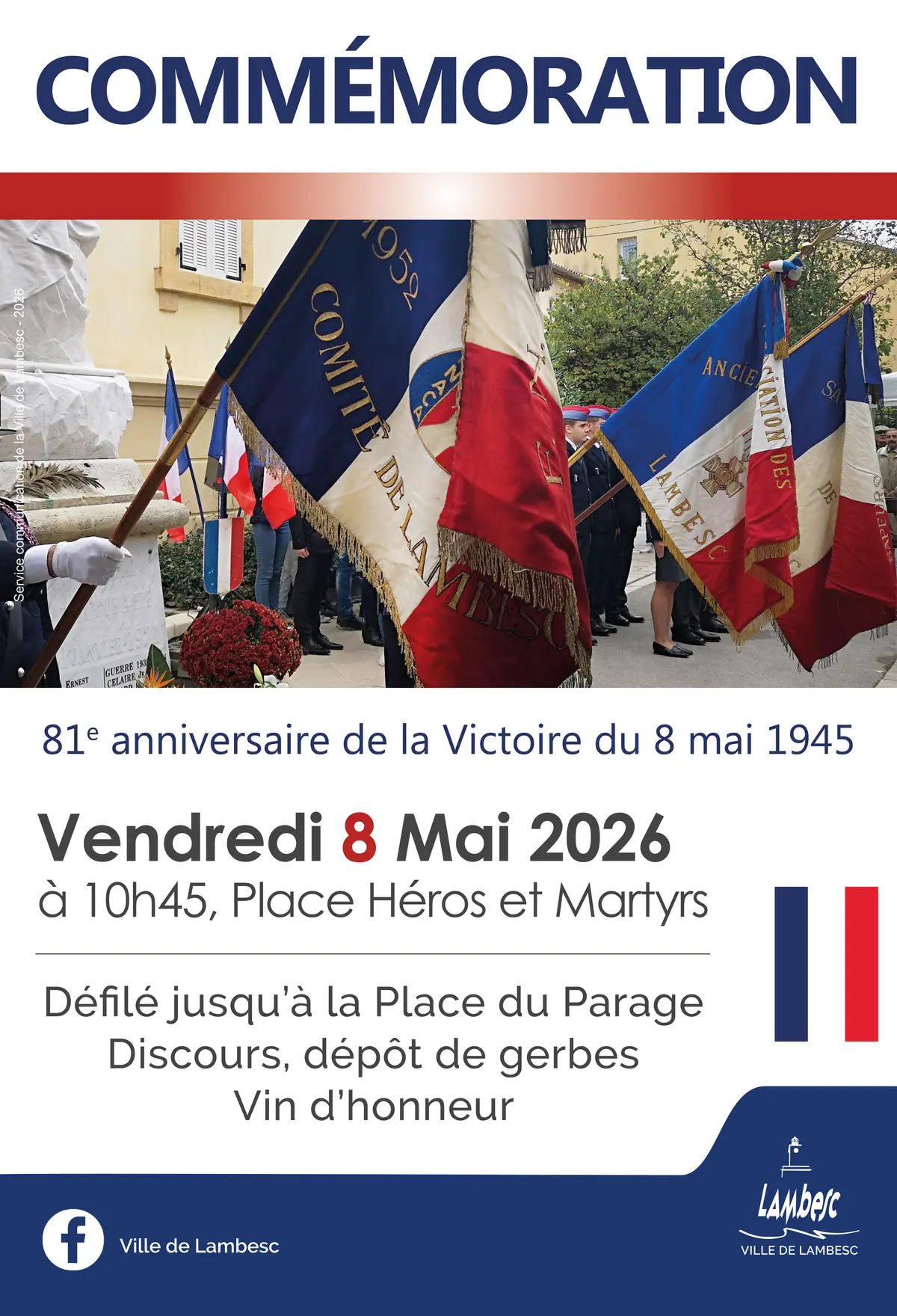 Commémoration de la victoire du 8 mai 1945