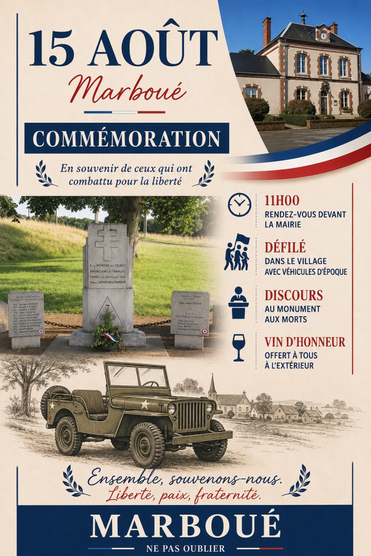 Commémoration de Marboué