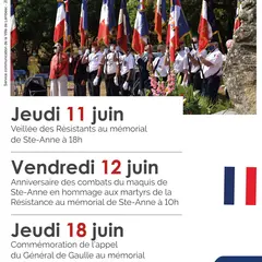Commémoration de St Anne