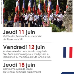 Commémoration de St Anne