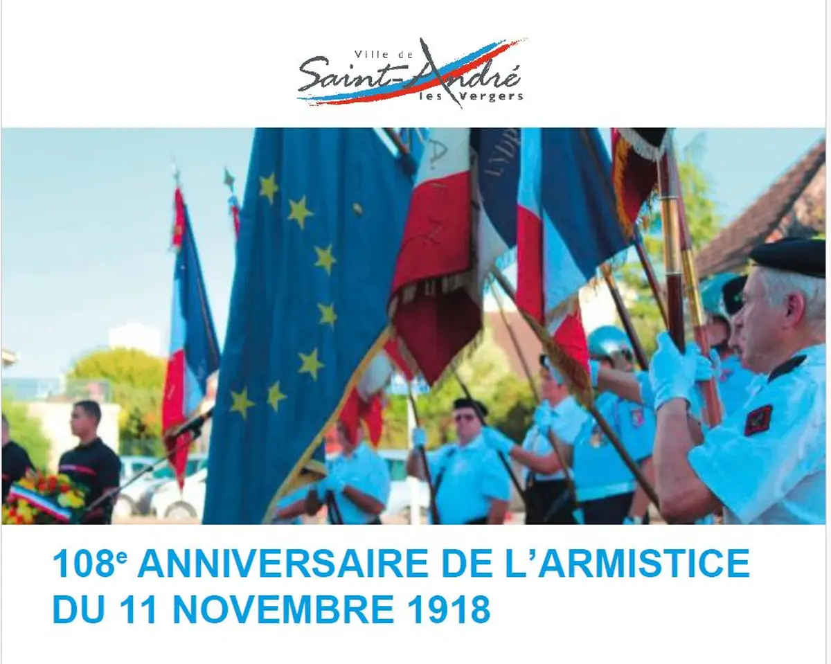 Commémoration du 108e anniversaire de l'Armistice du 11 novembre 1918