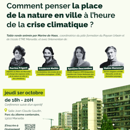 Comment penser la place de la nature en ville à l'heure de la crise climatique ?