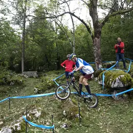 Compétition au bike trial Franc-Comtois