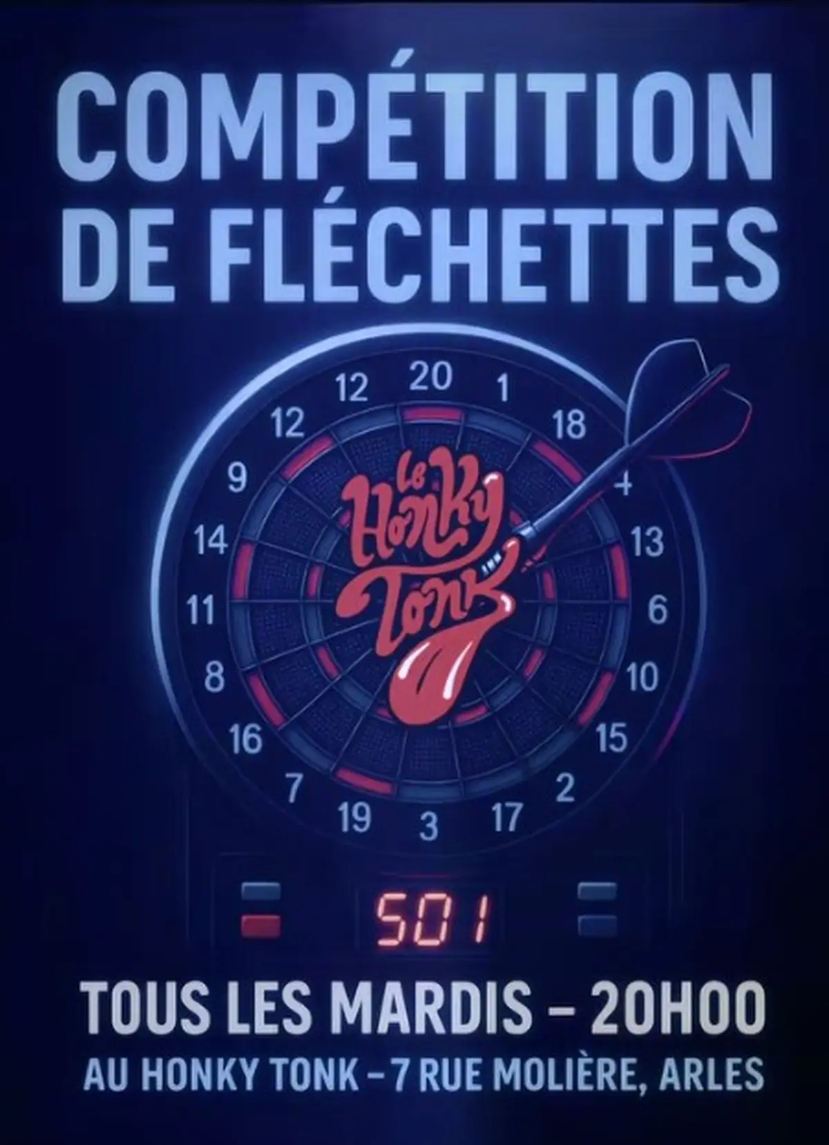 Compétition de fléchettes