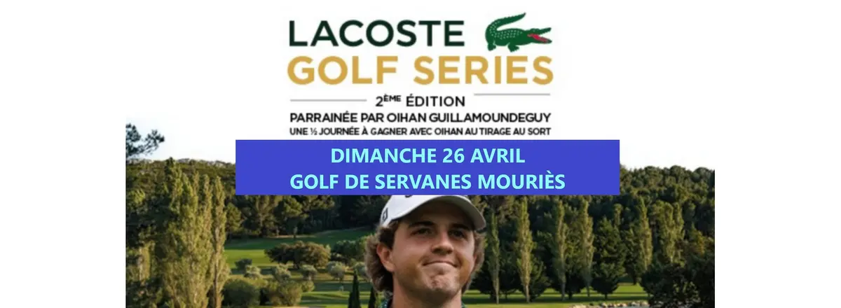 Compétition de golf Lacost Golf Series
