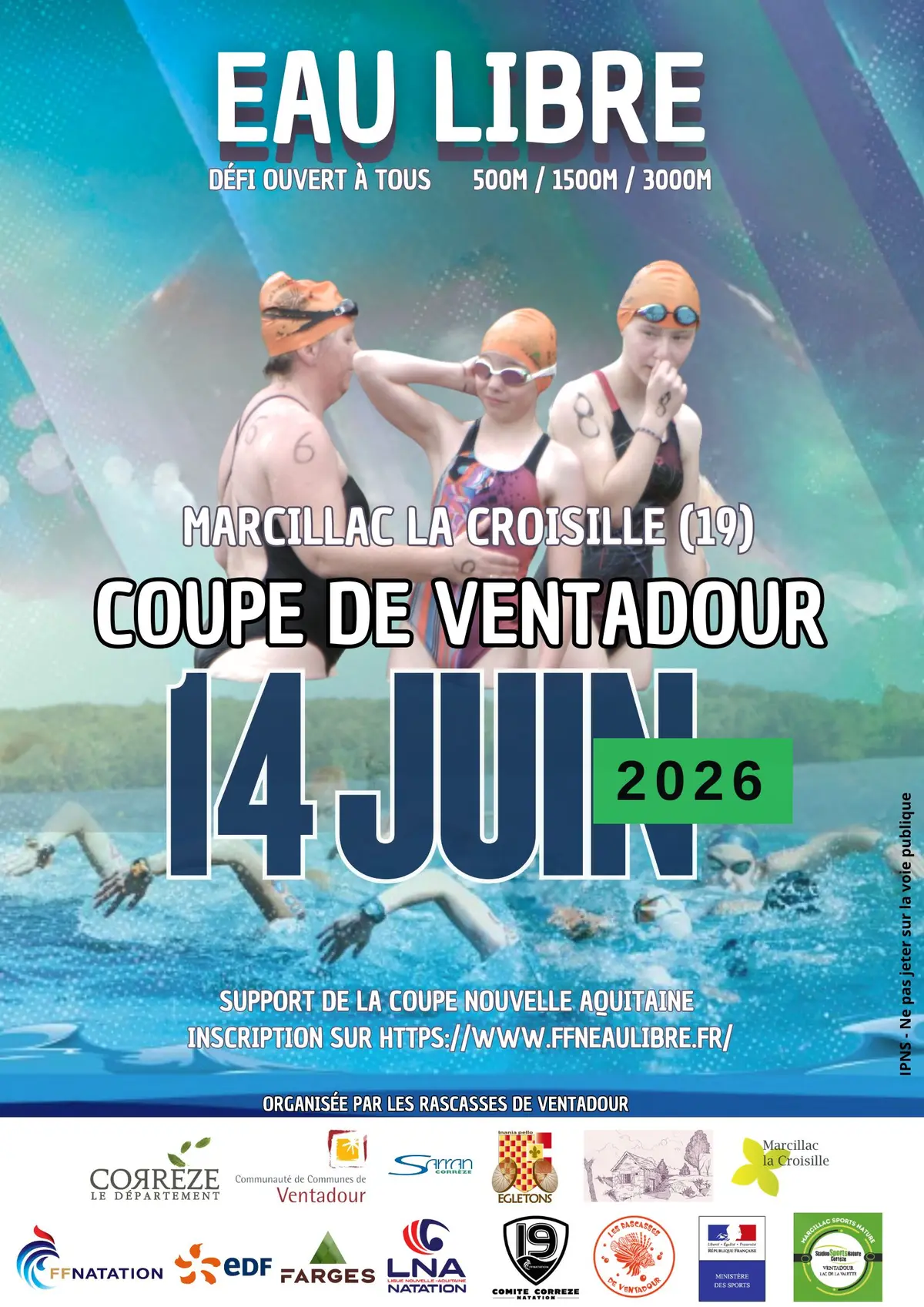 Compétition de natation en eau libre