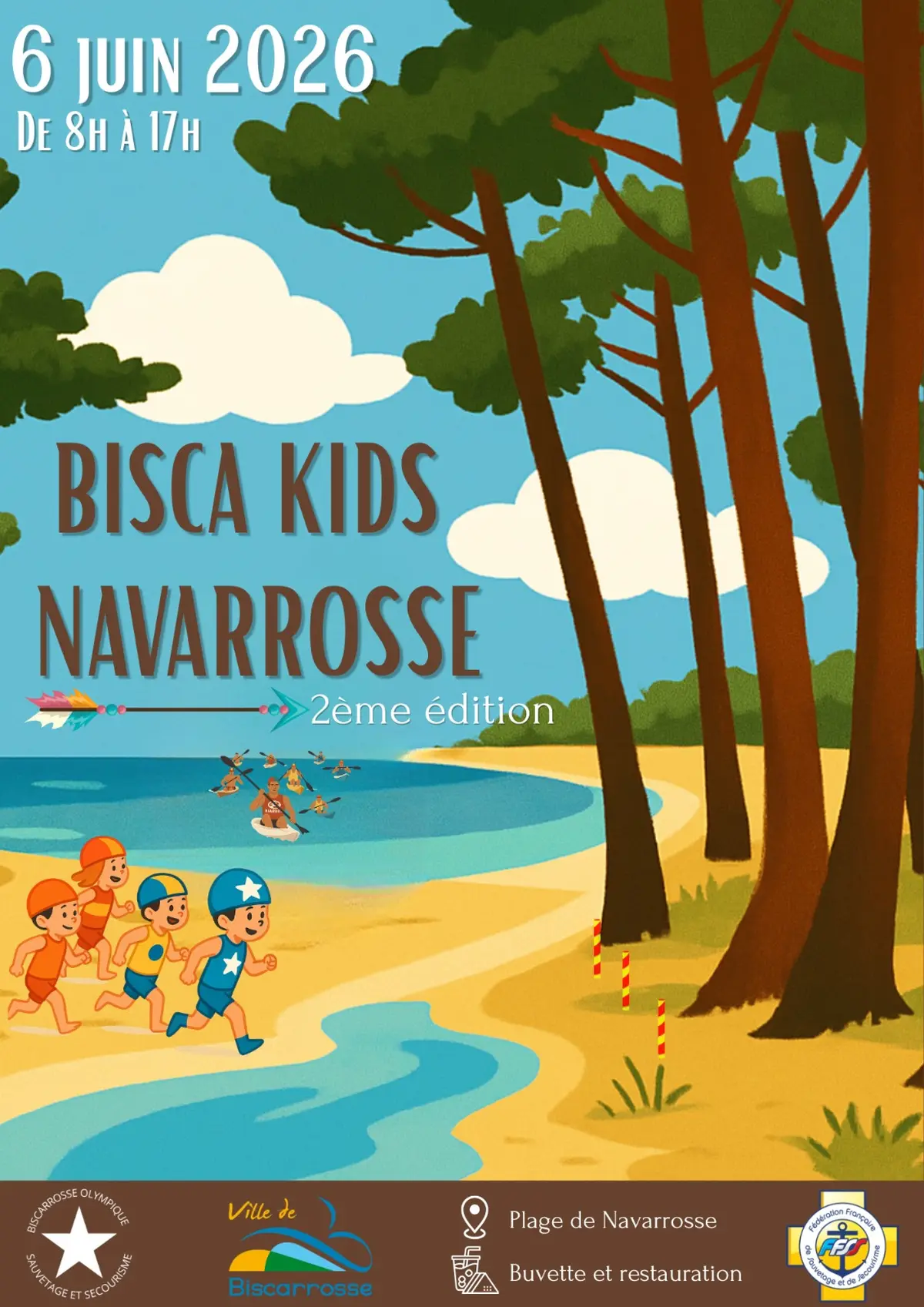 Compétition de sauvetage Bisca Kids Navarrosse