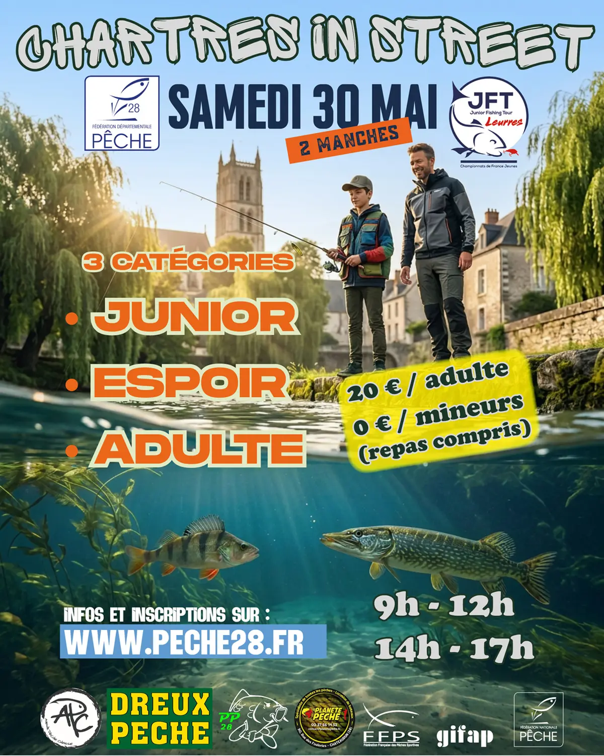 Compétition Street Fishing à Chartres : date, horaires, tarifs