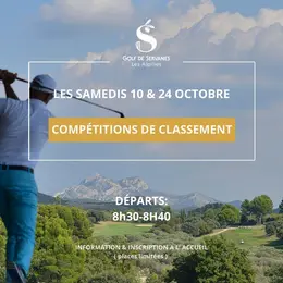 Compétitions de classement au Golf de Servanes