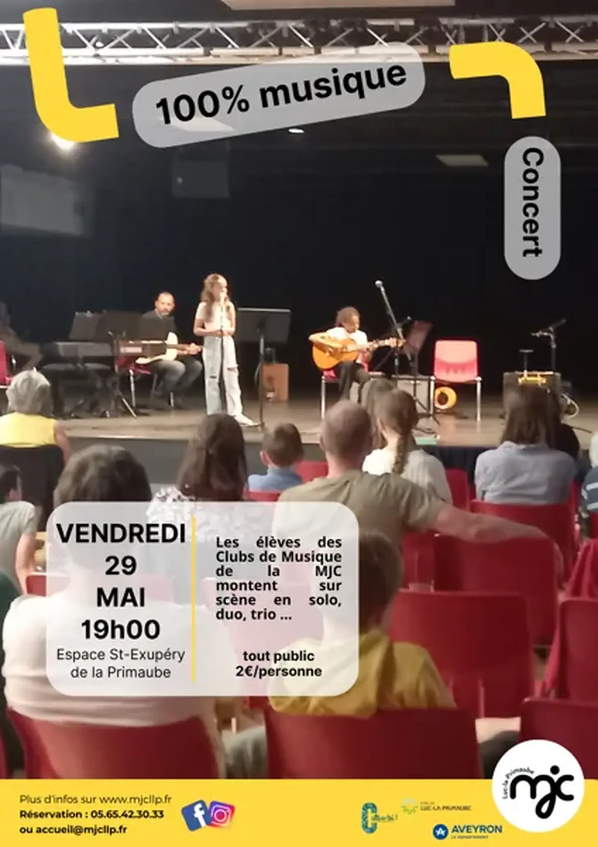 CONCERT : 100% musique