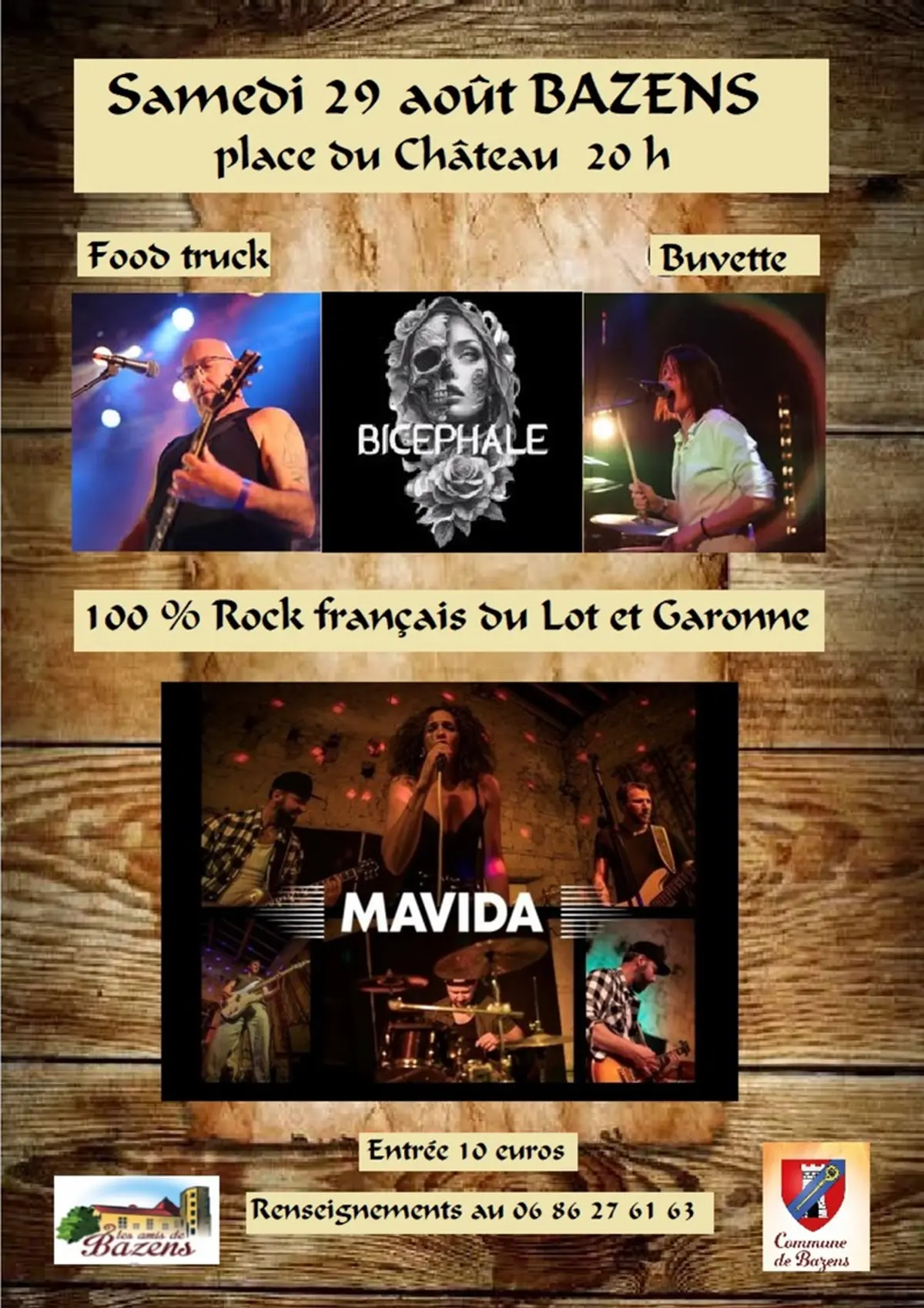 Concert 100% rock du Lot et Garonne