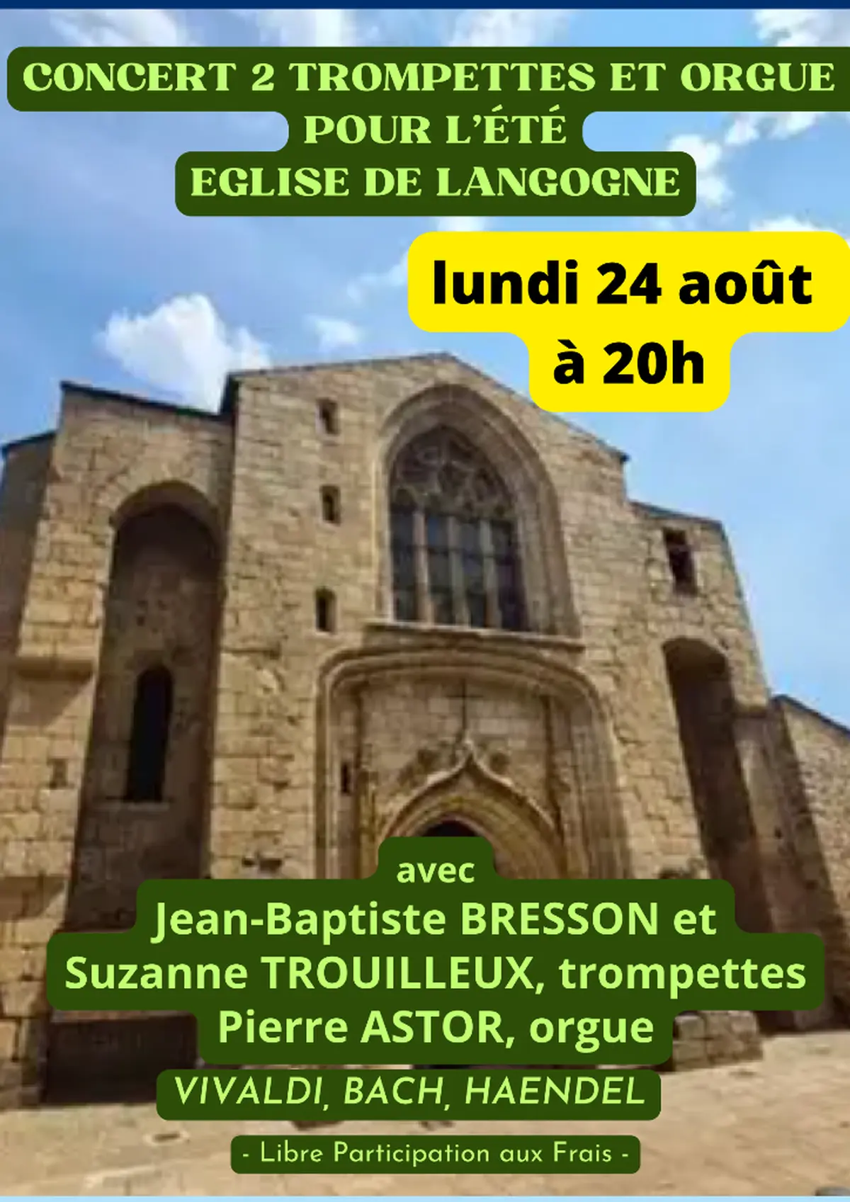 Concert 2 Trompettes Et Orgue