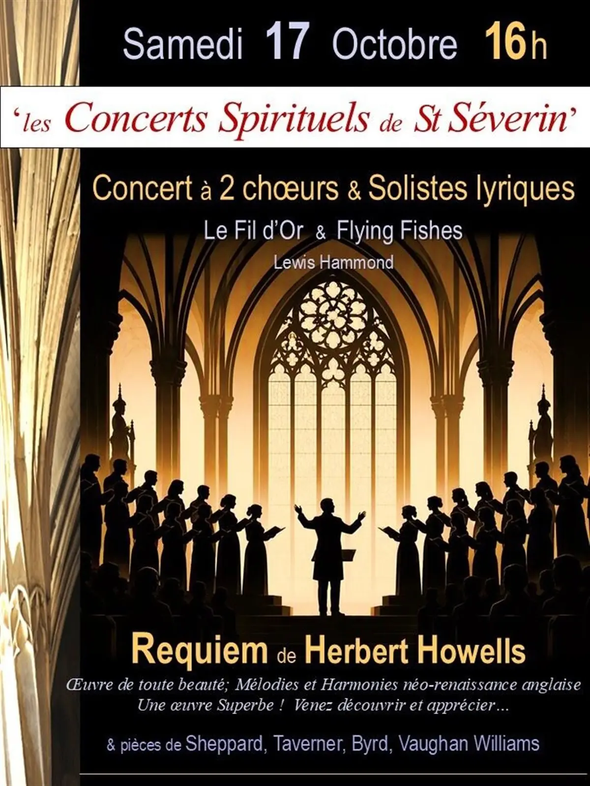 Concert à 2 choeurs et solistes lyriques